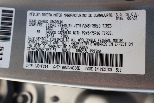Used 2023 Toyota Tacoma SR5 RWD image 27