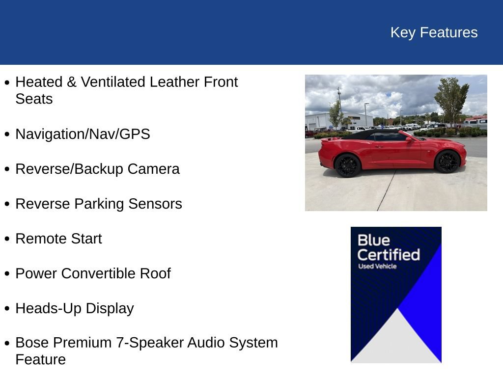 Used 2017 Chevrolet Camaro LT RWD image 29