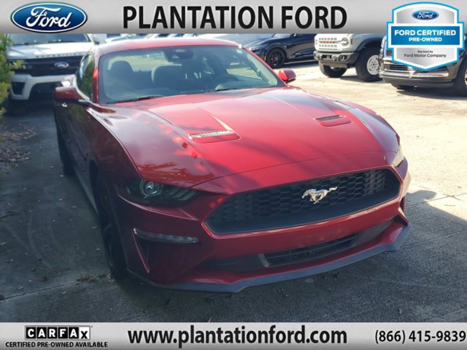 Certified 2021 Ford Mustang Coupe w/ Equipment Group 101A