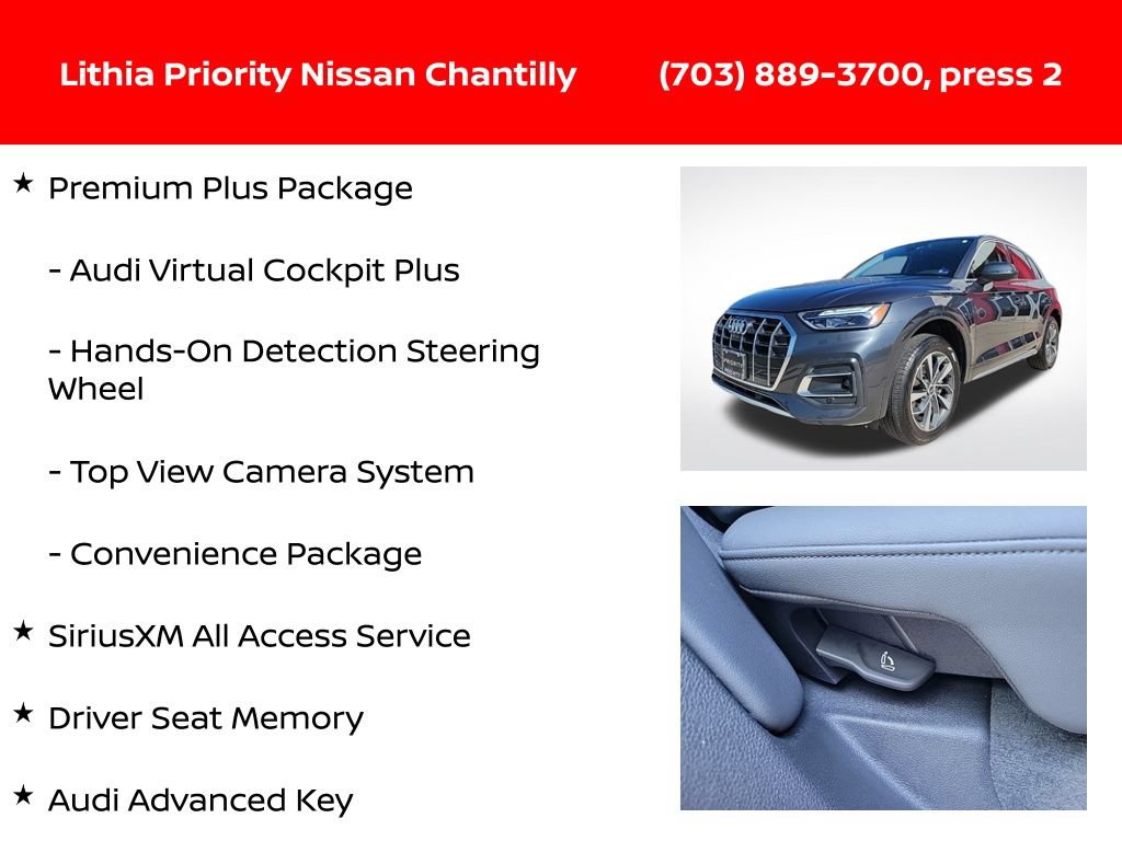 Used 2021 Audi Q5 2.0T Premium Plus w/ Premium Plus Package AWD/4WD image 24