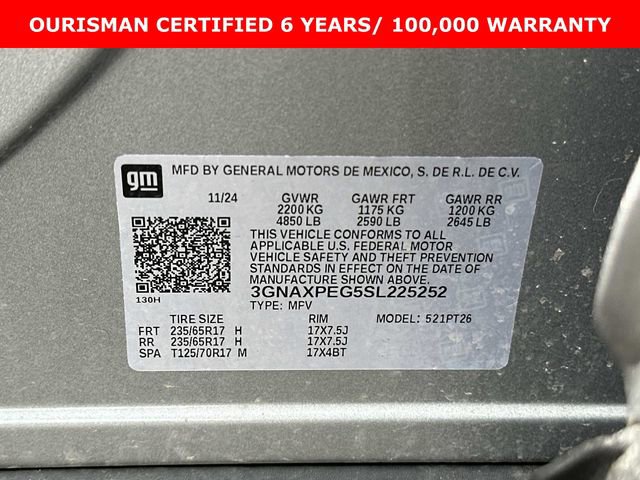 Certified 2025 Chevrolet Equinox LT w/ Convenience Package II AWD/4WD image 30