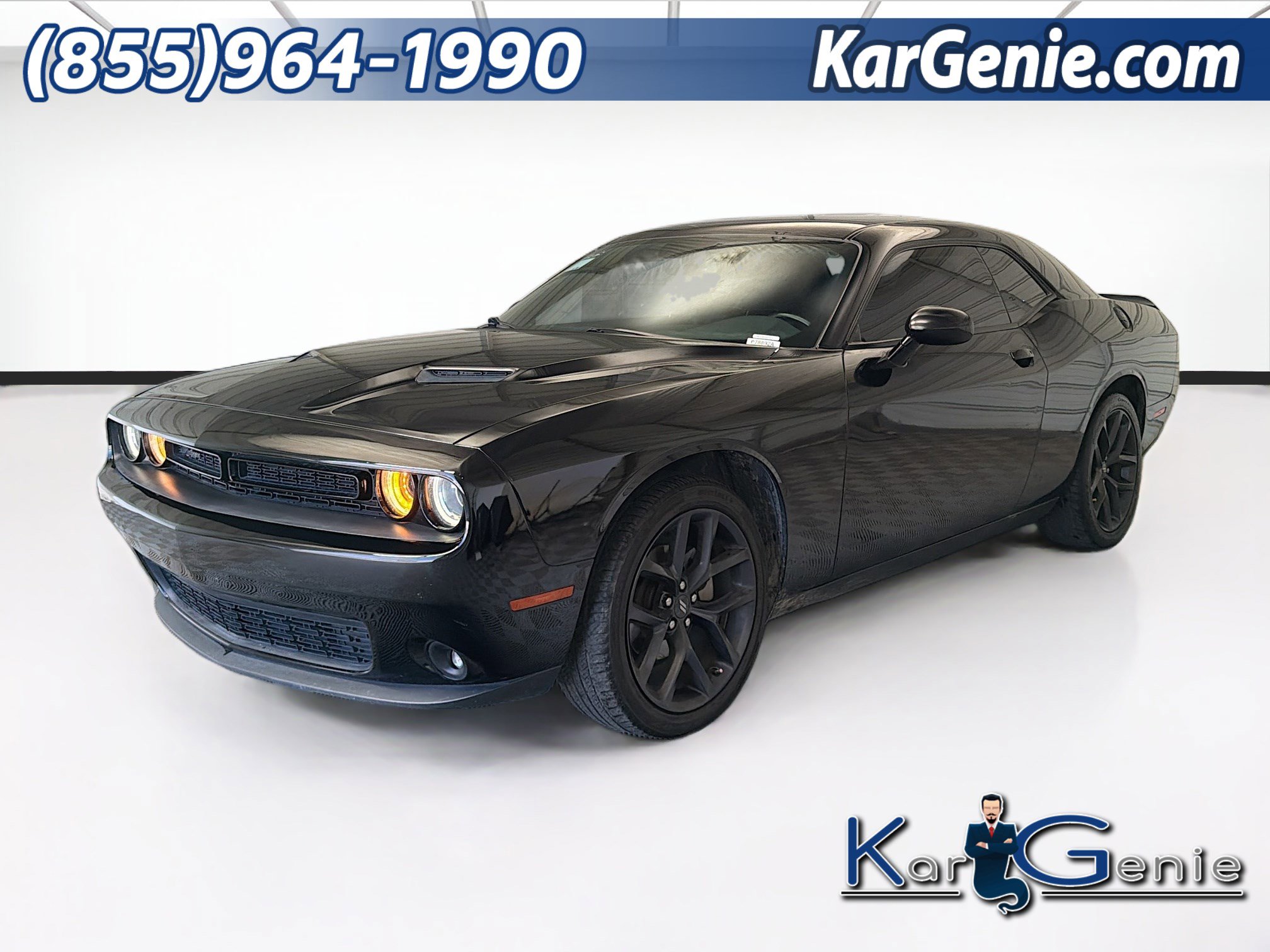 Used 2021 Dodge Challenger SXT w/ Blacktop Package RWD image 1