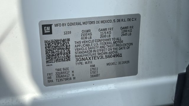 Used 2020 Chevrolet Equinox LT w/ Driver Convenience Package AWD/4WD image 28