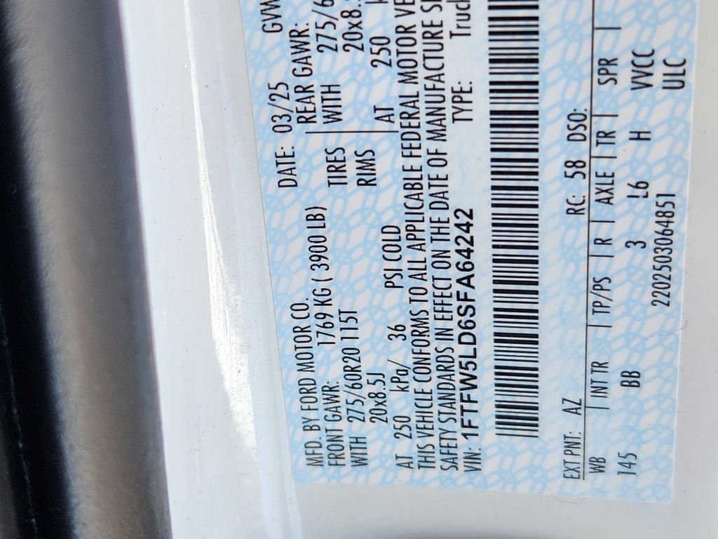 Used 2025 Ford F150 Lariat w/ Equipment Group 501A Mid image 27