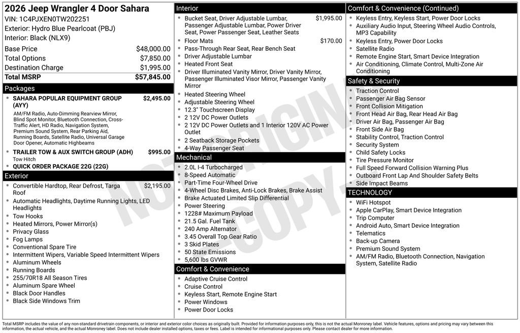 New 2026 Jeep Wrangler Sahara image 29