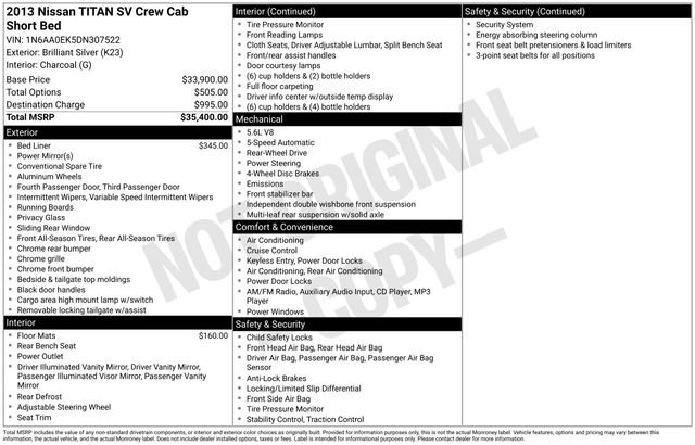 Used 2013 Nissan Titan SV image 4