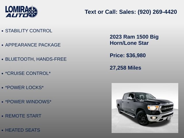 Used 2023 RAM 1500 Big Horn AWD/4WD image 8