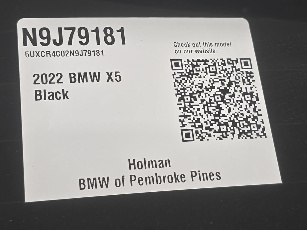 Certified 2022 BMW X5 sDrive40i w/ Parking Assistance Package RWD image 28
