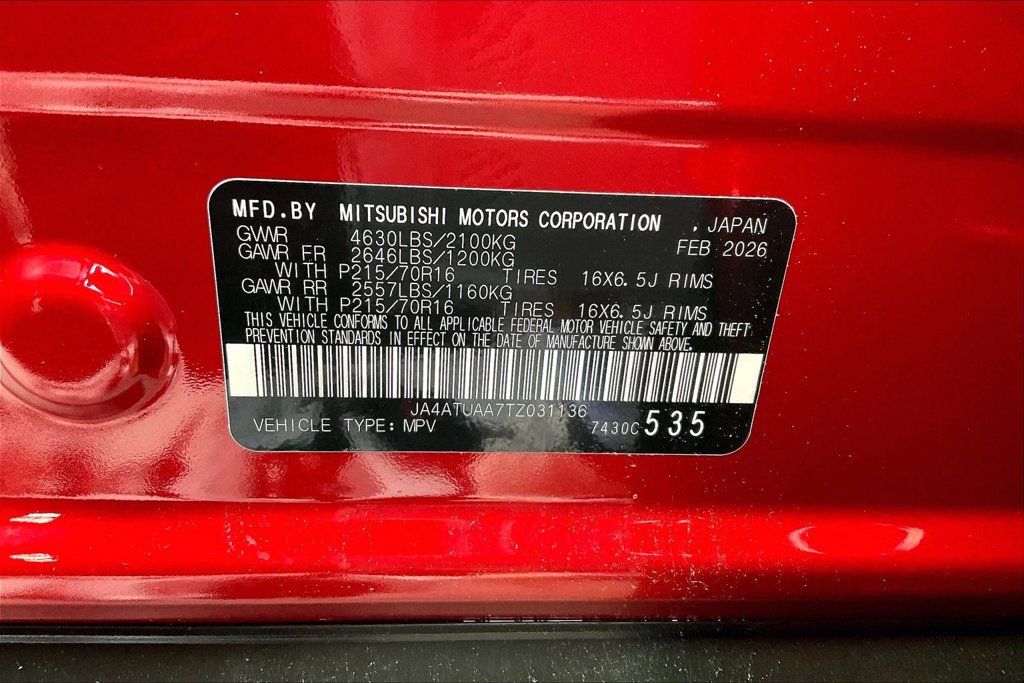New 2026 Mitsubishi Eclipse Cross ES AWD/4WD image 12
