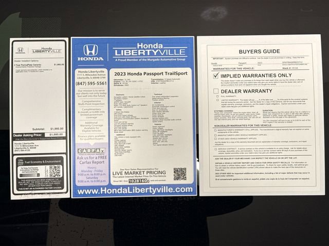 Used 2023 Honda Passport TrailSport image 62