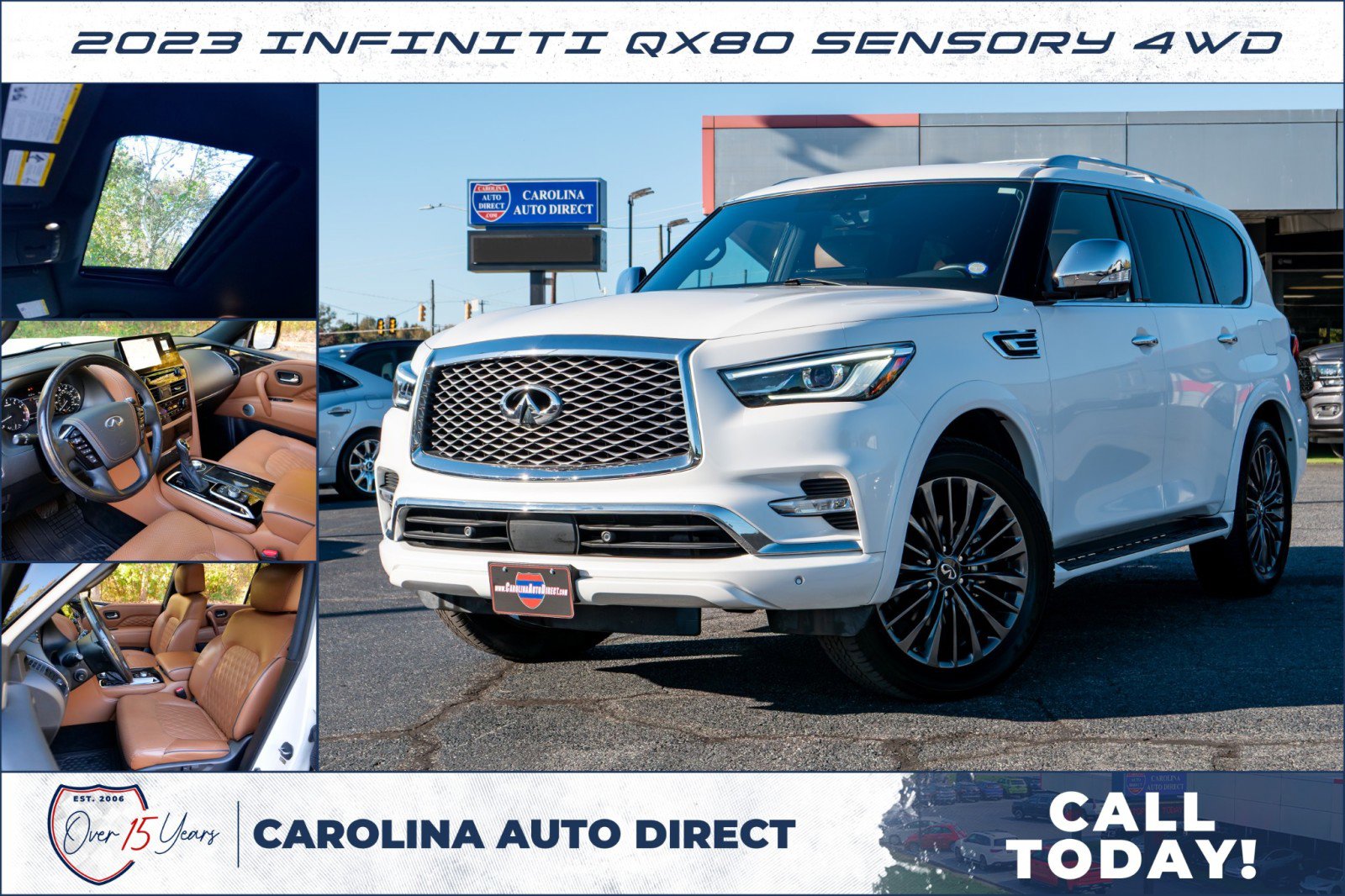 Used 2023 INFINITI QX80 Sensory w/ Cargo Package