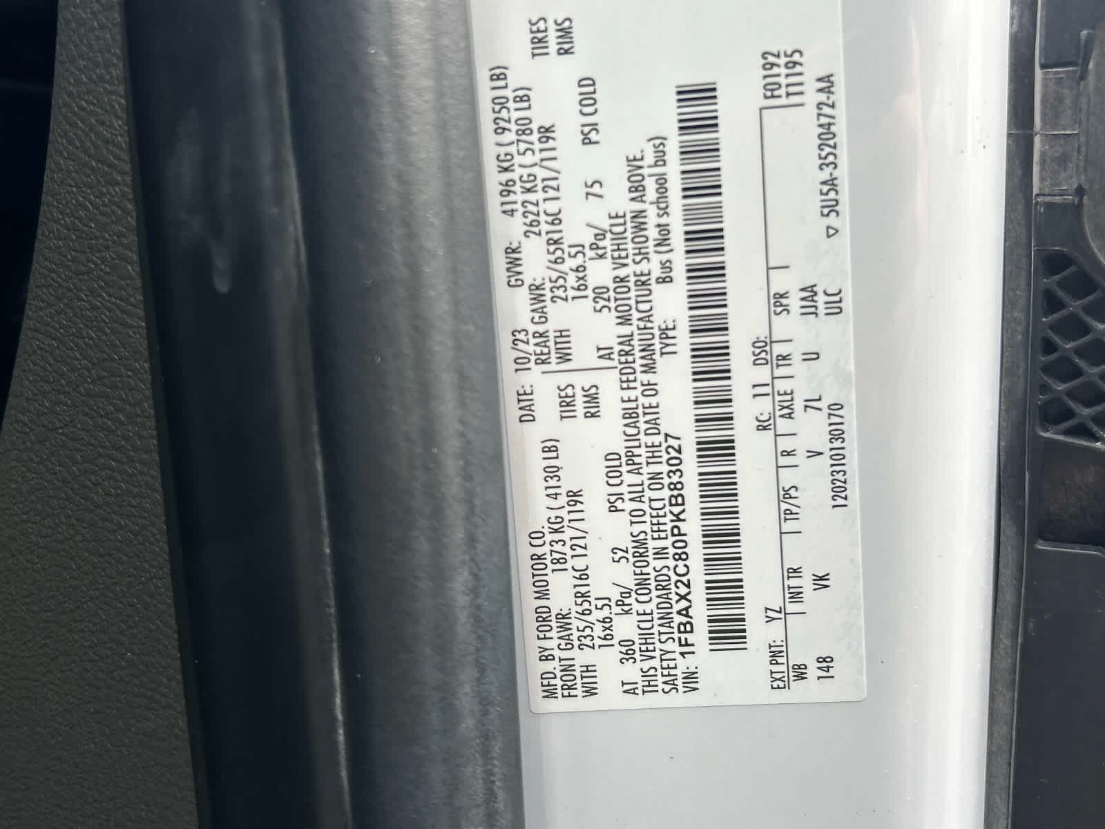 Used 2023 Ford Transit 350 XL RWD image 13