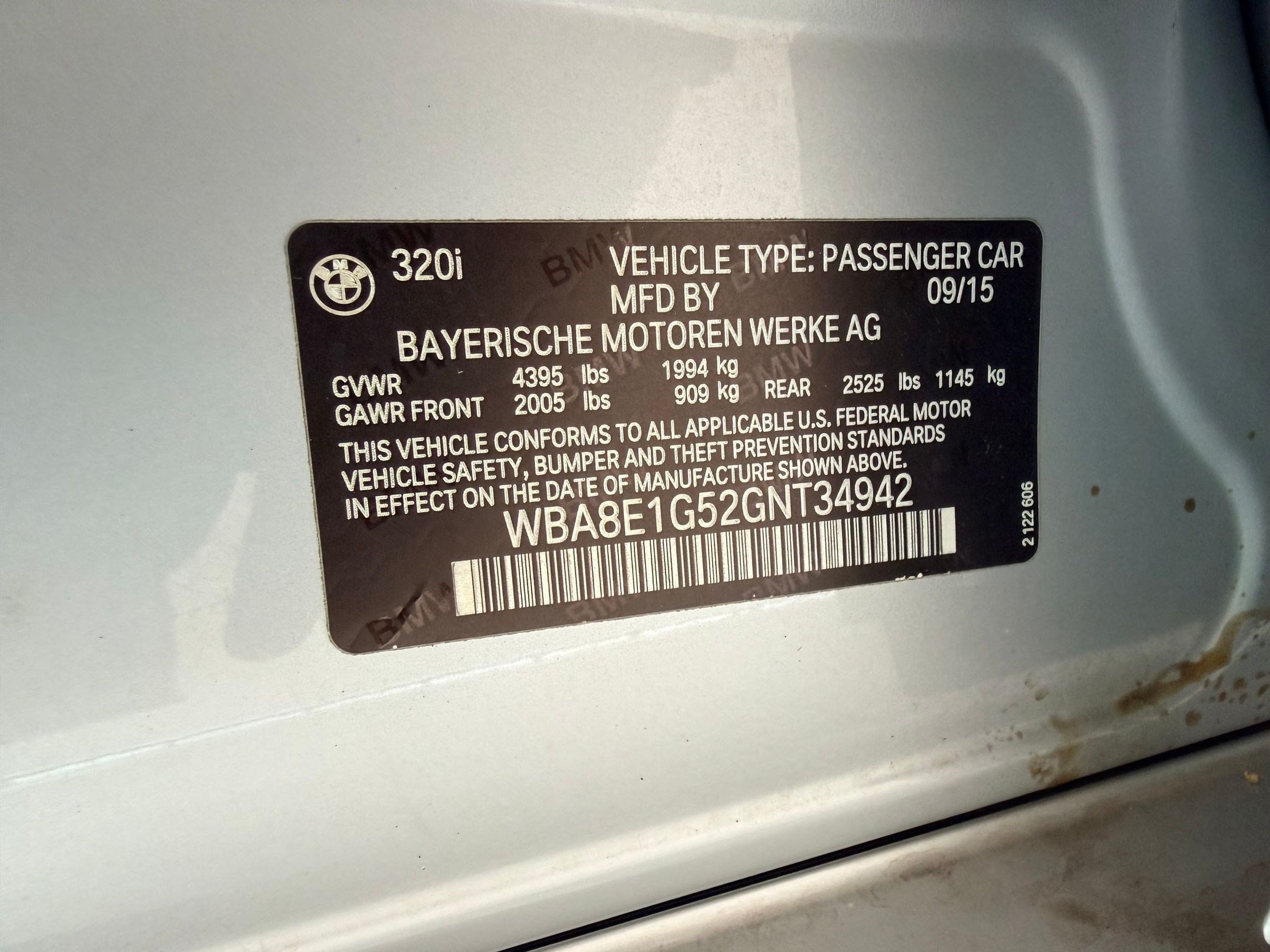 Used 2016 BMW 320i Sedan RWD image 20