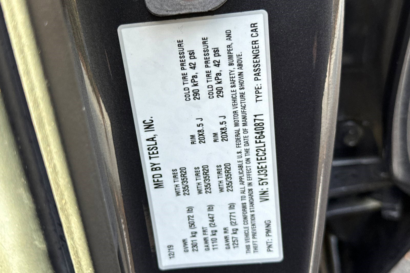 Used 2020 Tesla Model 3 Performance image 38