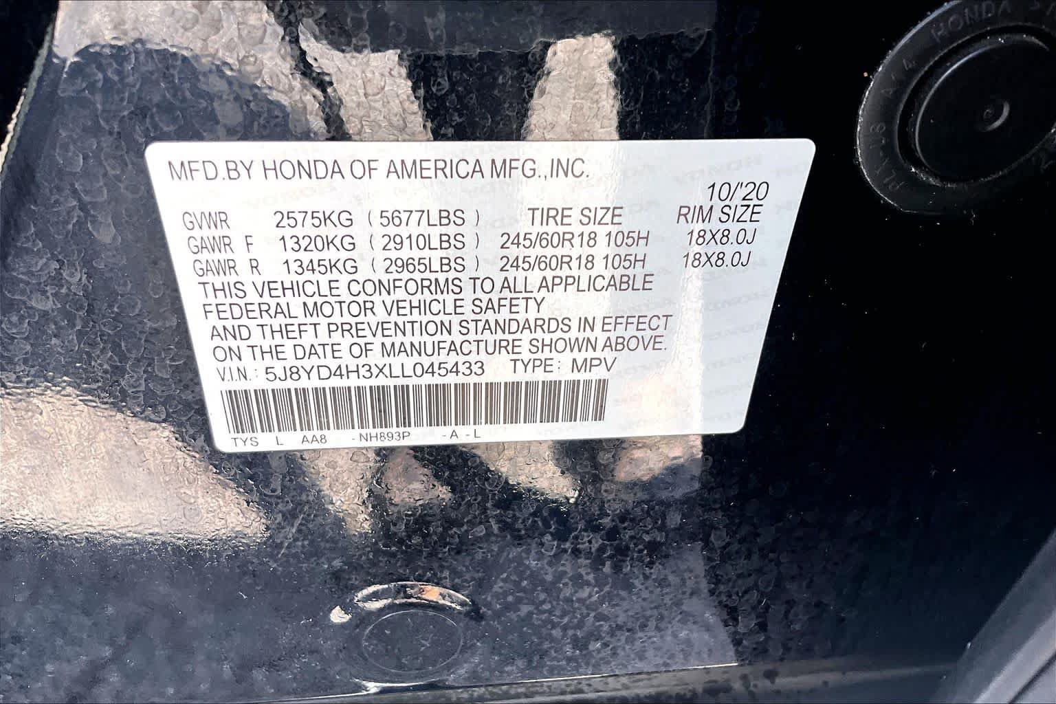 Used 2020 Acura MDX SH-AWD image 34