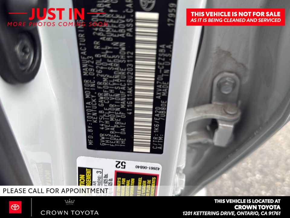 Certified 2024 Toyota Camry SE FWD image 8