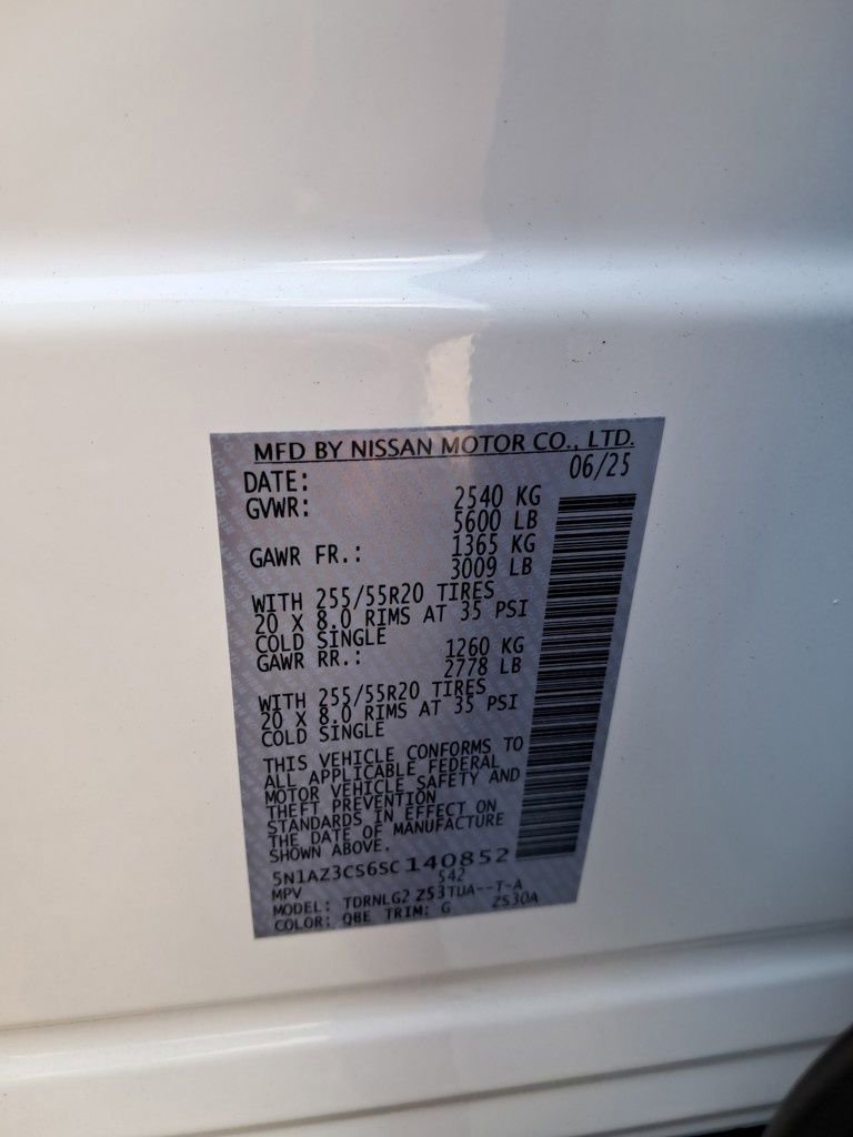 New 2025 Nissan Murano SL w/ Cargo Package image 31