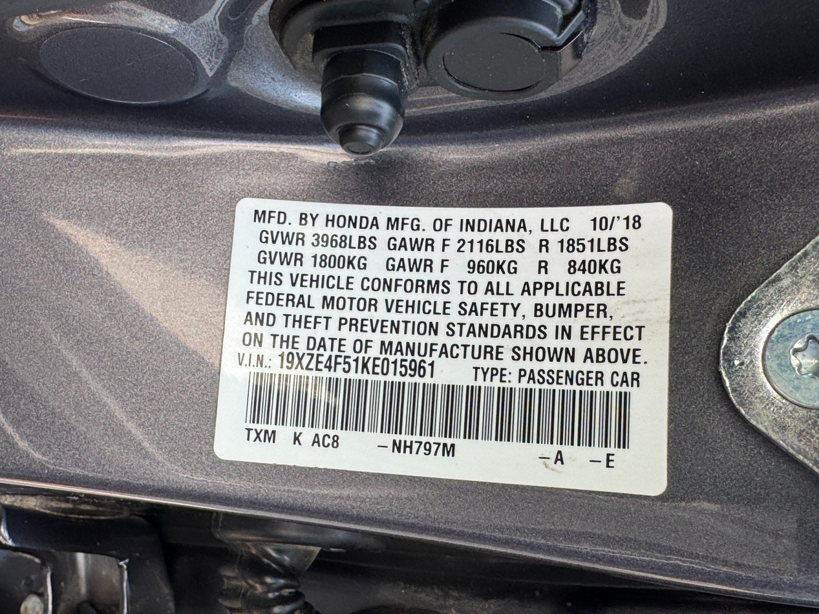 Used 2019 Honda Insight EX image 39