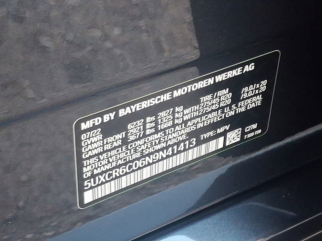 Certified 2022 BMW X5 xDrive40i w/ M Sport Package image 28