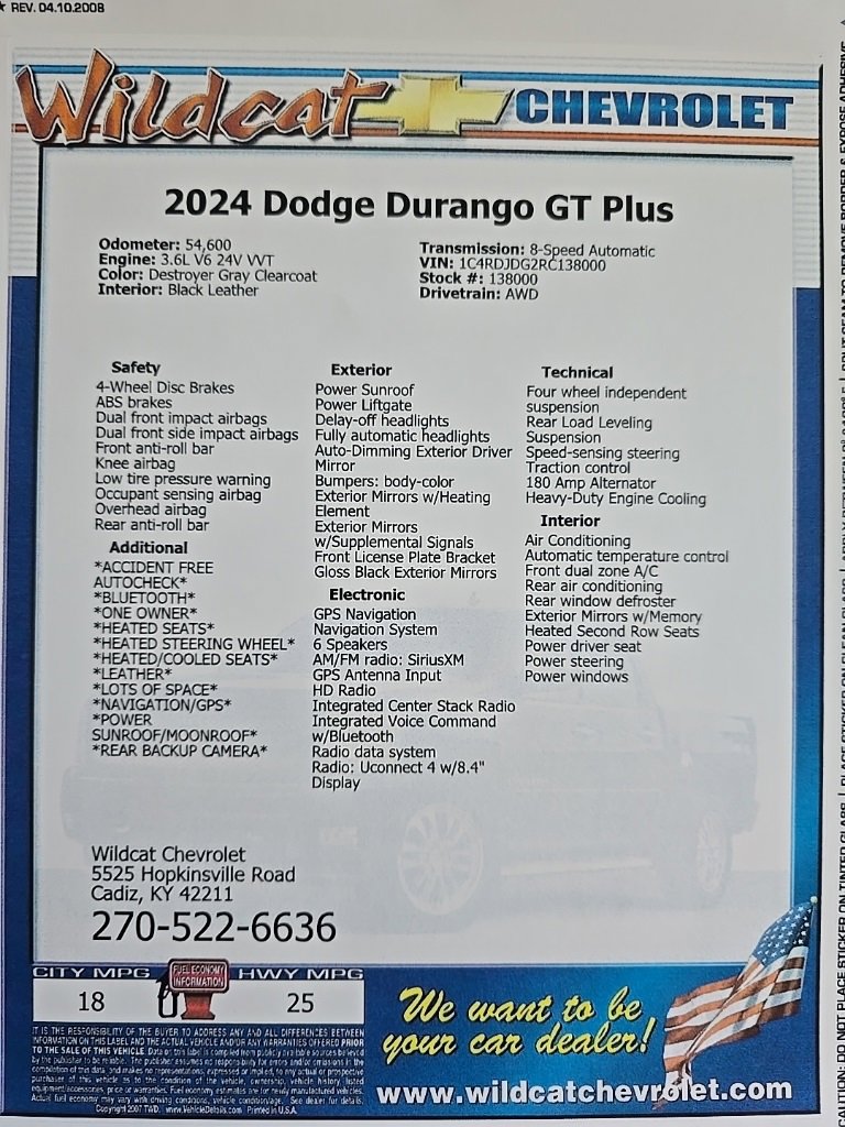 Used 2024 Dodge Durango GT image 31