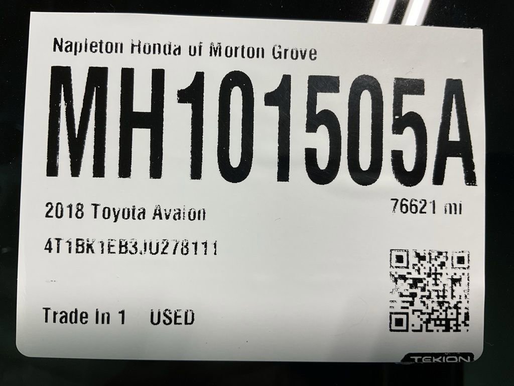 Used 2018 Toyota Avalon Touring image 32