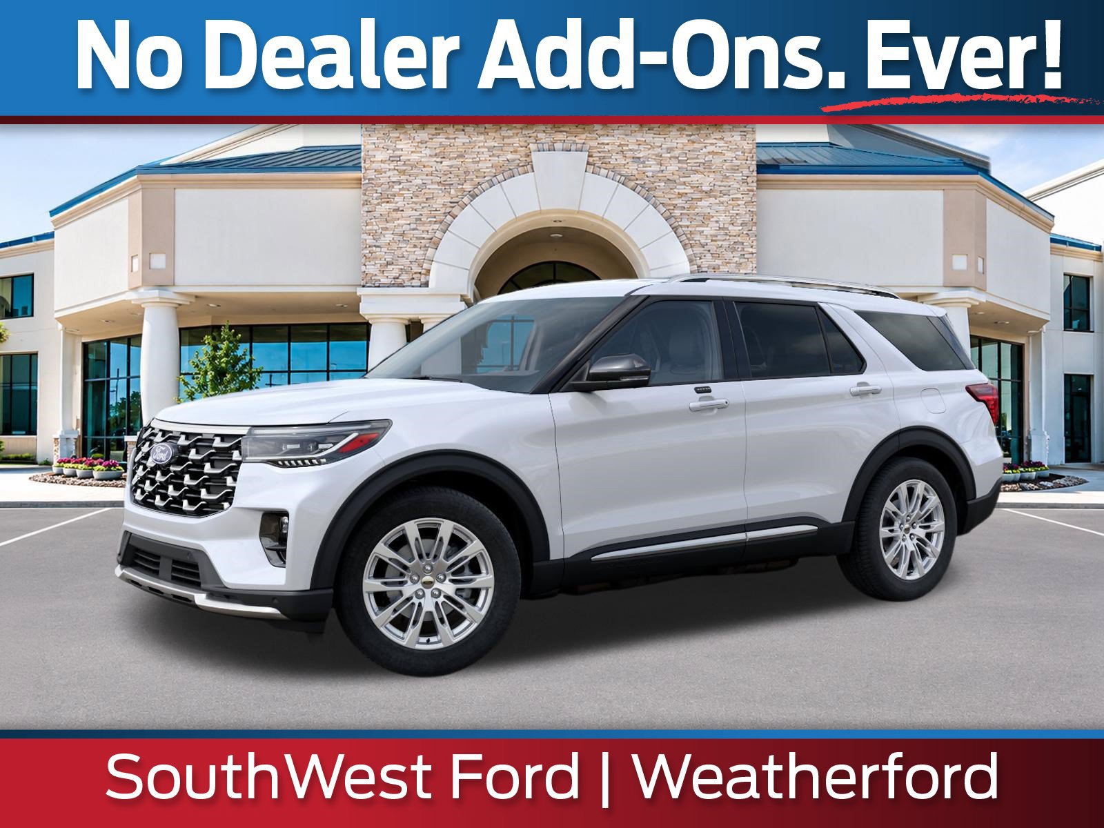 New 2027 Ford Explorer Platinum w/ LUX Leather Package