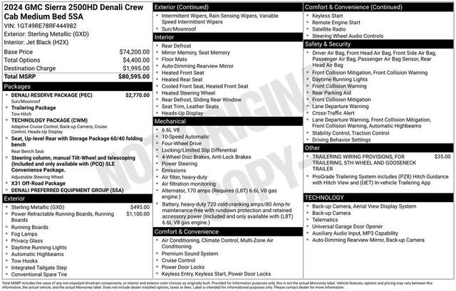 Used 2024 GMC Sierra 2500 Denali w/ Denali Reserve Package image 12