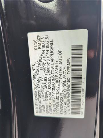New 2026 Honda Odyssey EX-L image 21