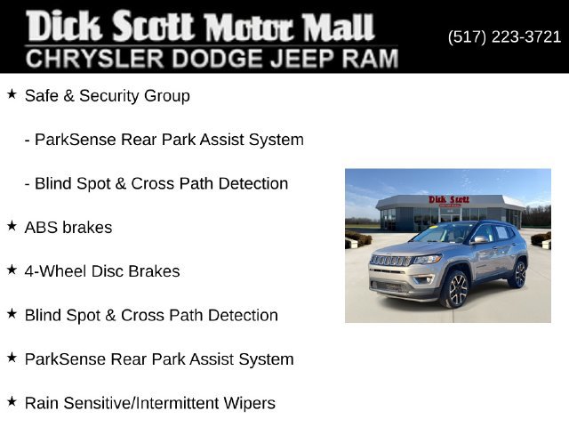 Used 2018 Jeep Compass Limited w/ Safe & Security Group AWD/4WD image 17