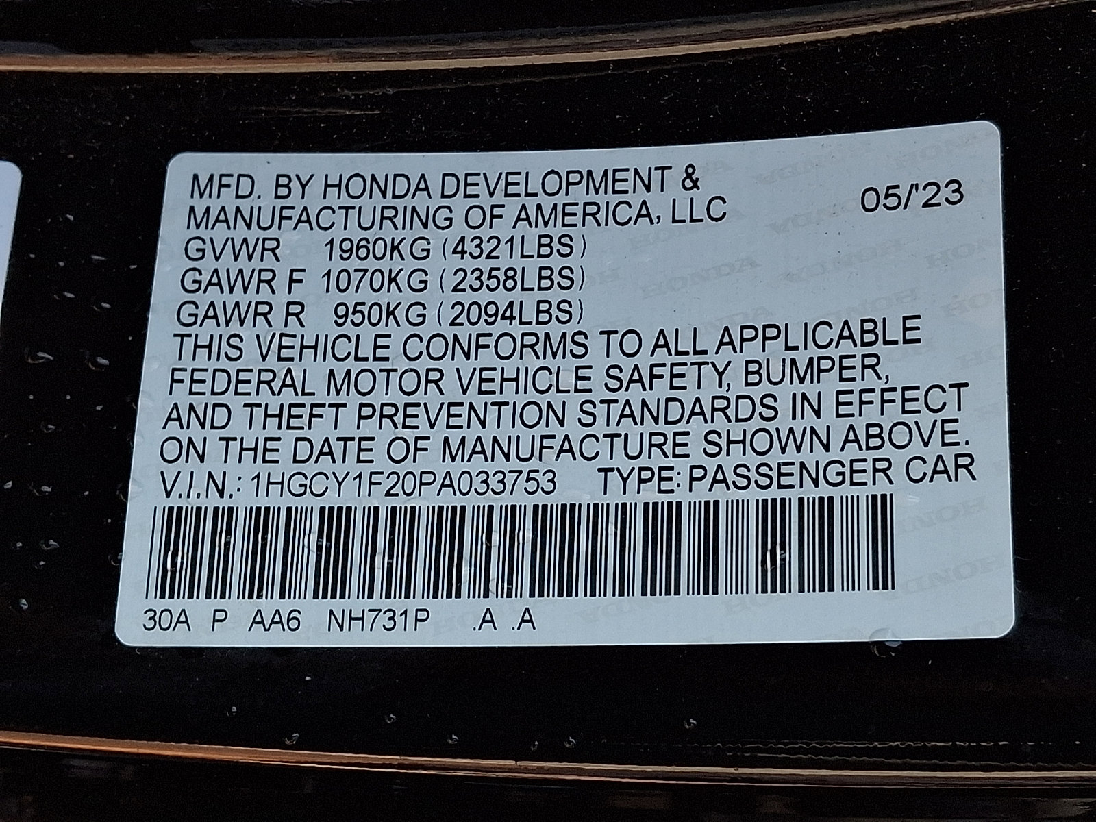 Used 2023 Honda Accord LX image 26