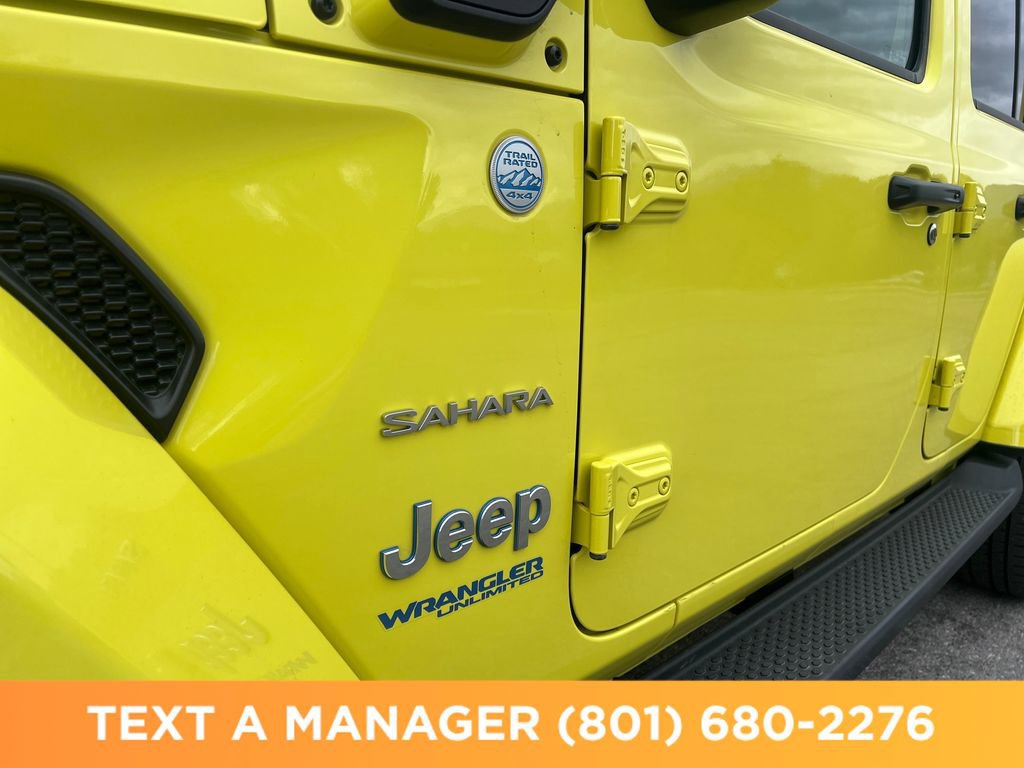 Used 2022 Jeep Wrangler Unlimited Sahara w/ Cold Weather Group AWD/4WD image 11