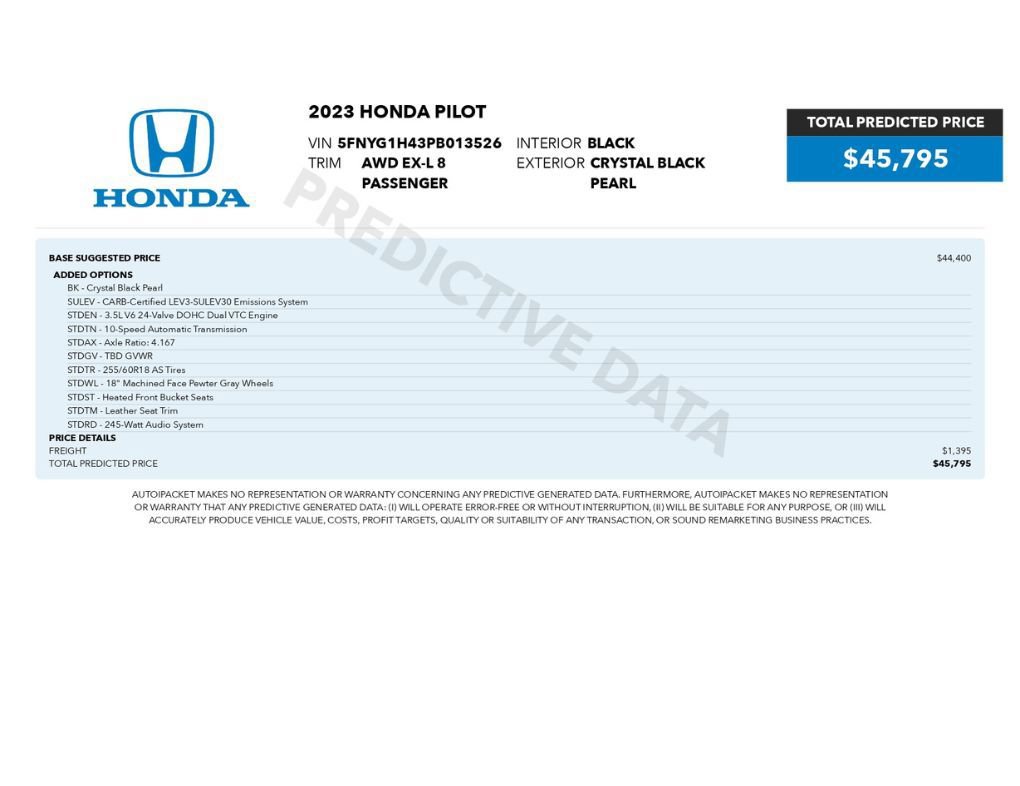 Used 2023 Honda Pilot EX-L image 2