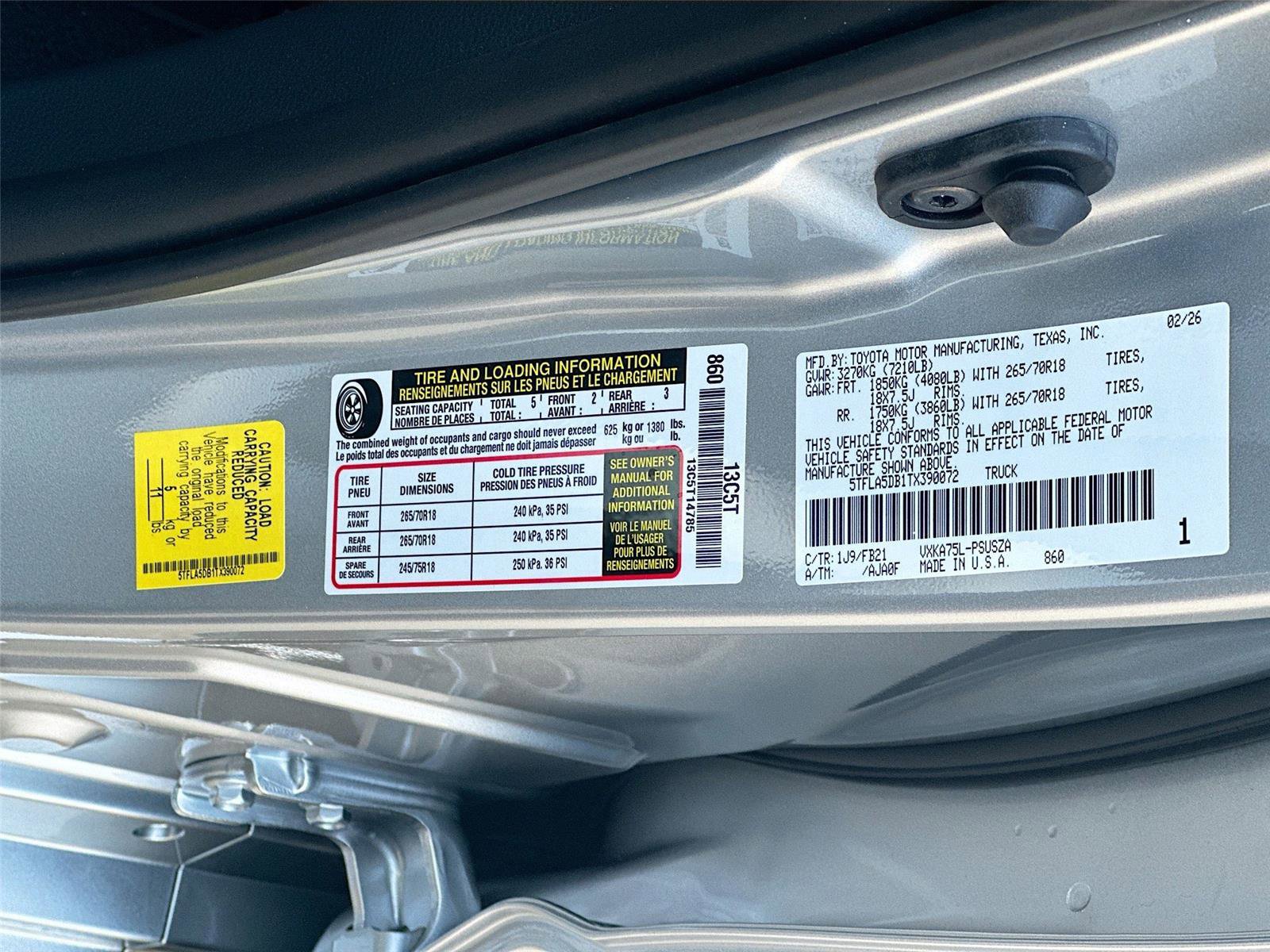 New 2026 Toyota Tundra SR5 image 22