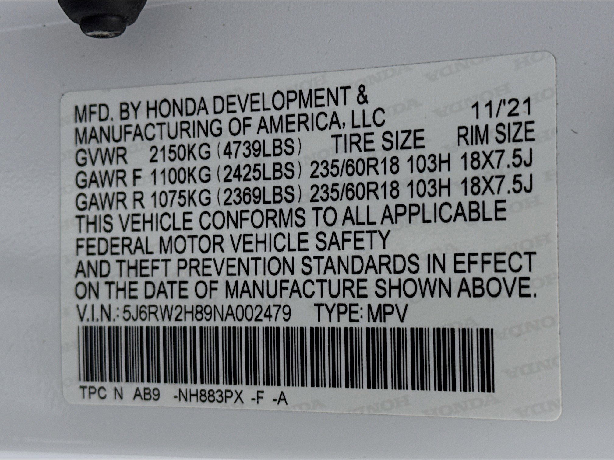 Certified 2022 Honda CR-V EX-L image 31