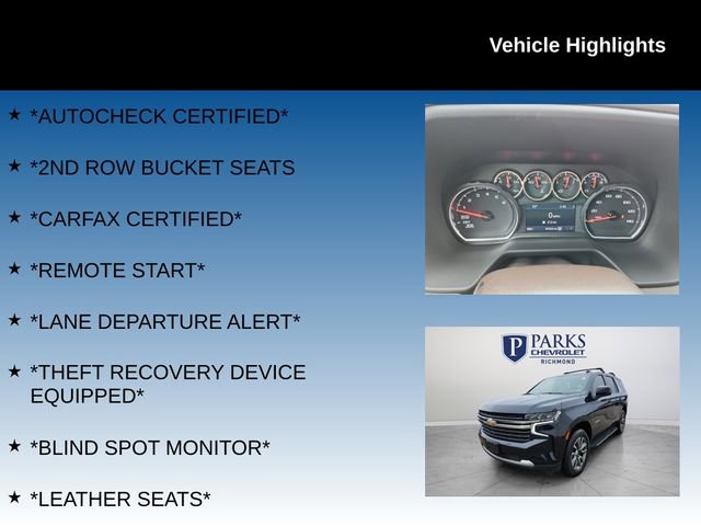 Used 2021 Chevrolet Tahoe LT w/ LT Signature Package image 4