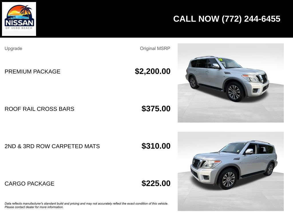 Used 2018 Nissan Armada SL w/ Premium Package RWD image 6