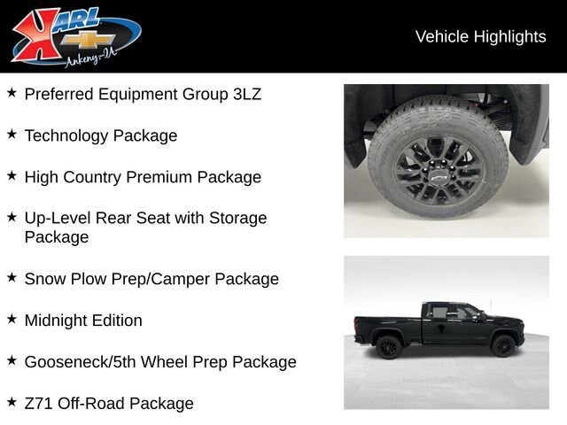 New 2026 Chevrolet Silverado 3500 High Country w/ High Country Premium Package AWD/4WD image 3