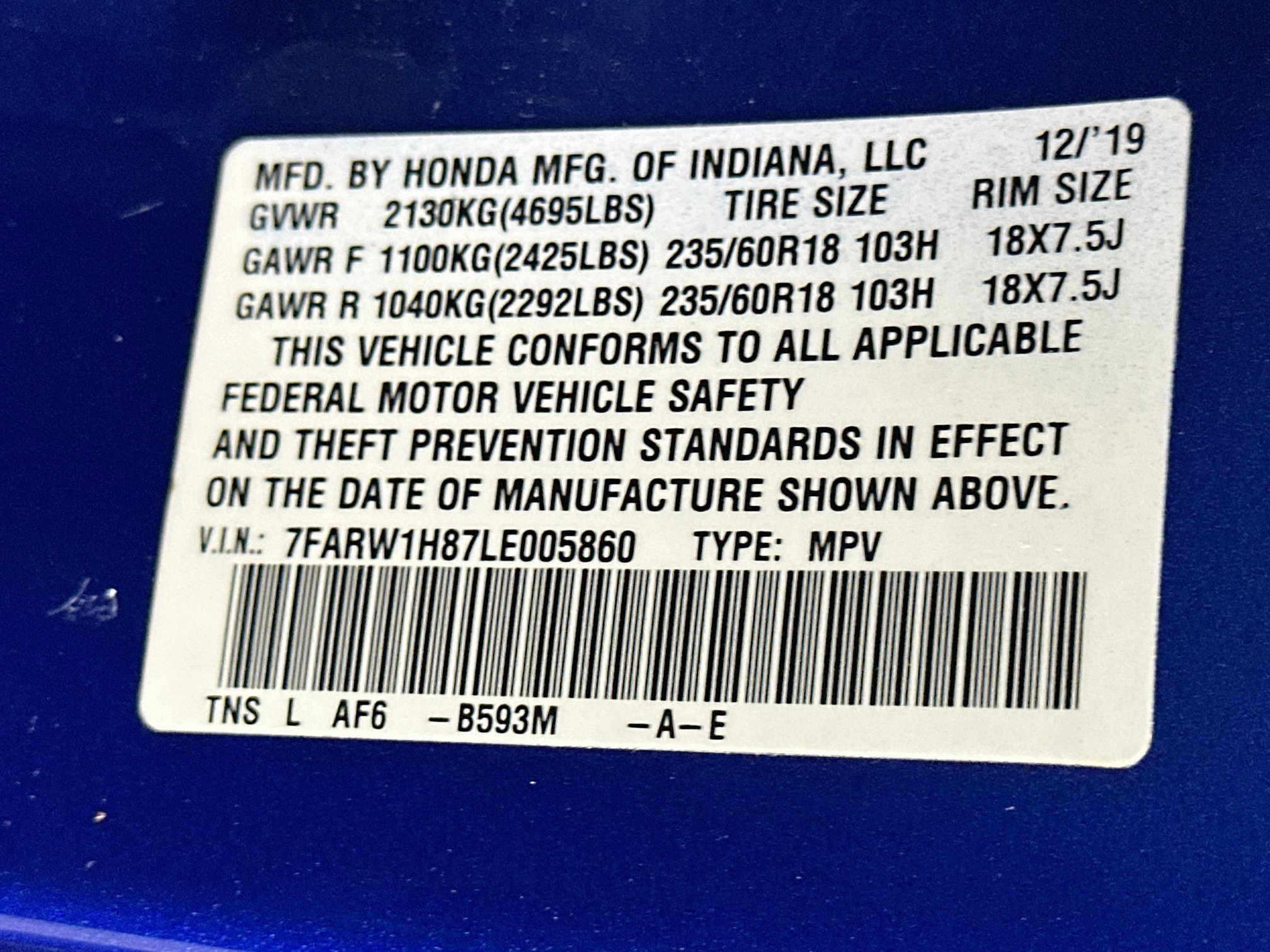 Used 2020 Honda CR-V EX-L image 12