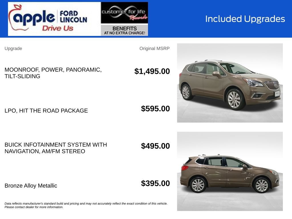 Used 2018 Buick Envision Premium w/ LPO, Hit The Road Package AWD/4WD image 4
