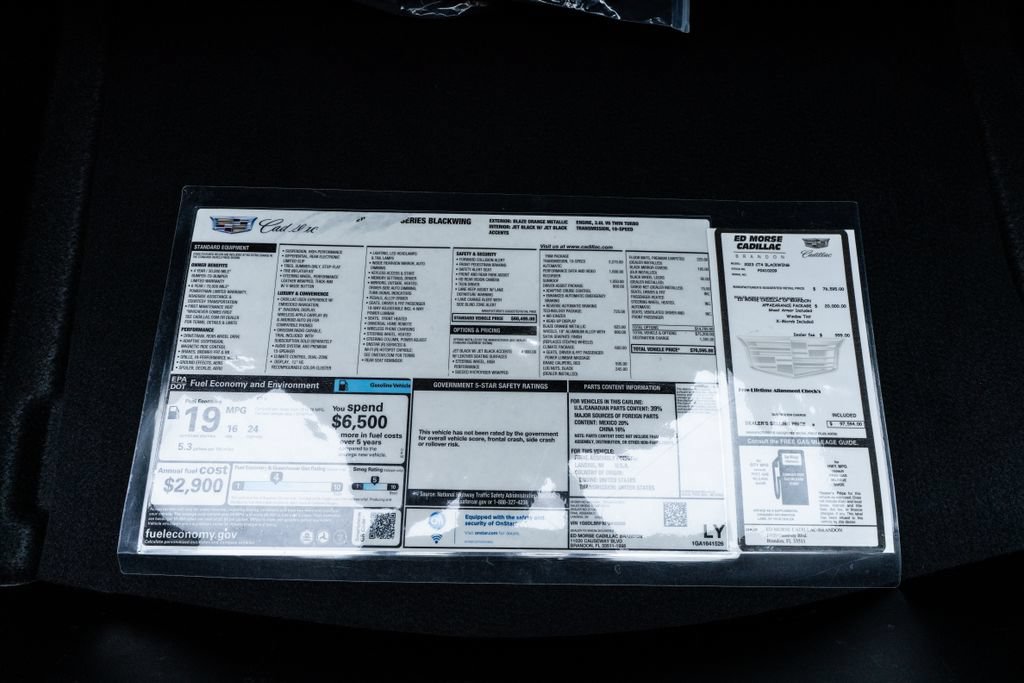 Used 2023 Cadillac CT4 V Blackwing w/ Driver Assist Package RWD image 45