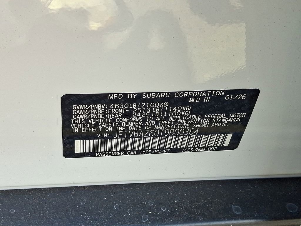 New 2026 Subaru WRX tS image 18