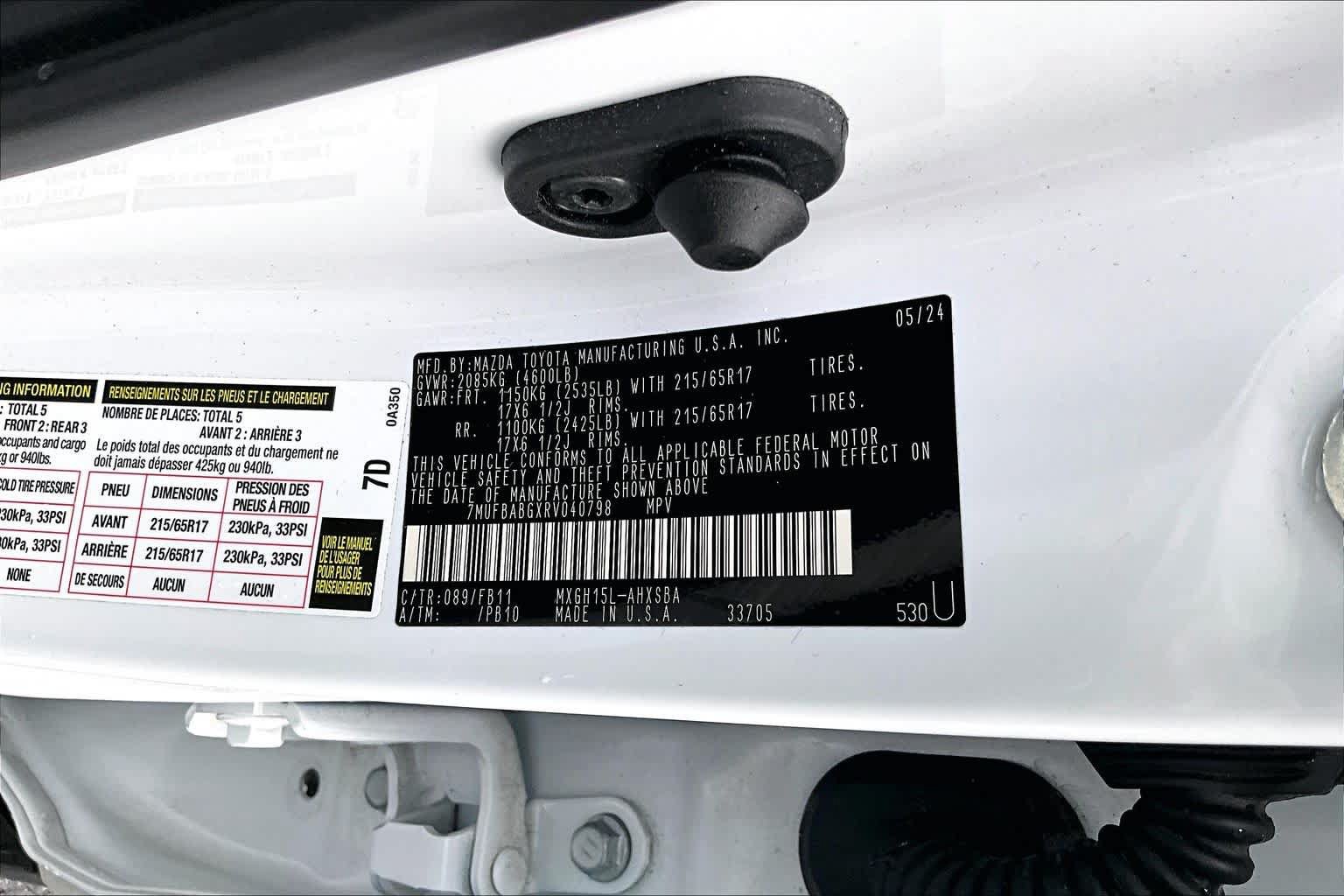 Certified 2024 Toyota Corolla Cross AWD Hybrid image 34