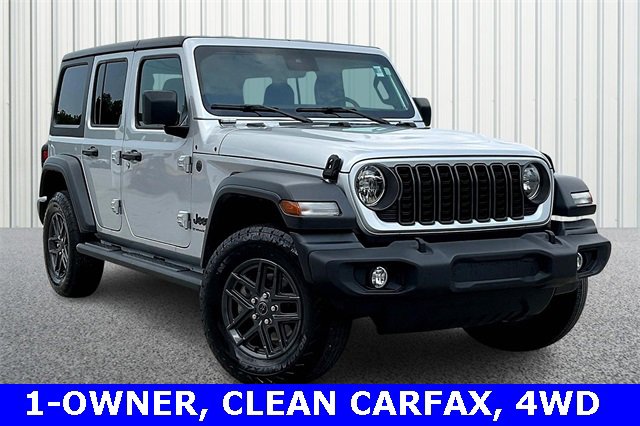 Certified 2024 Jeep Wrangler Sport S