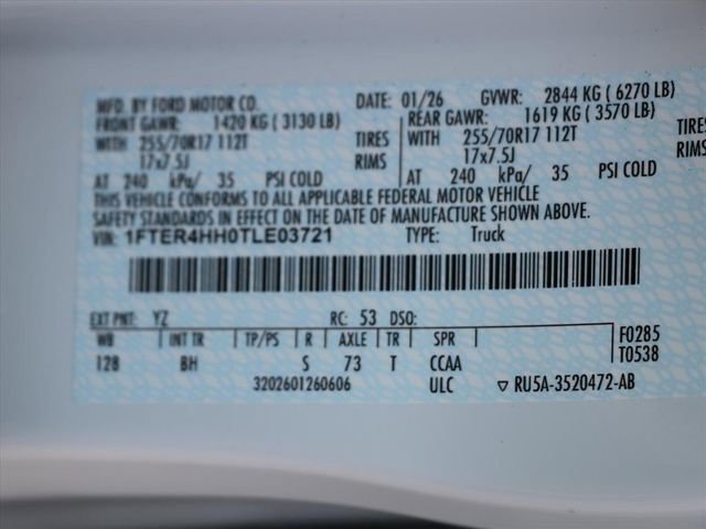 New 2026 Ford Ranger XLT w/ Equipment Group 301A High image 32