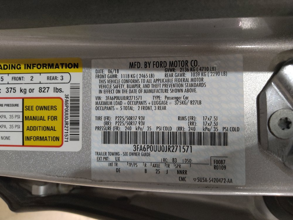 Used 2018 Ford Fusion S FWD image 33