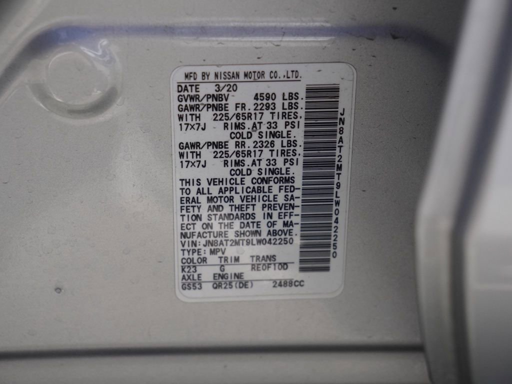 Used 2020 Nissan Rogue SV image 27