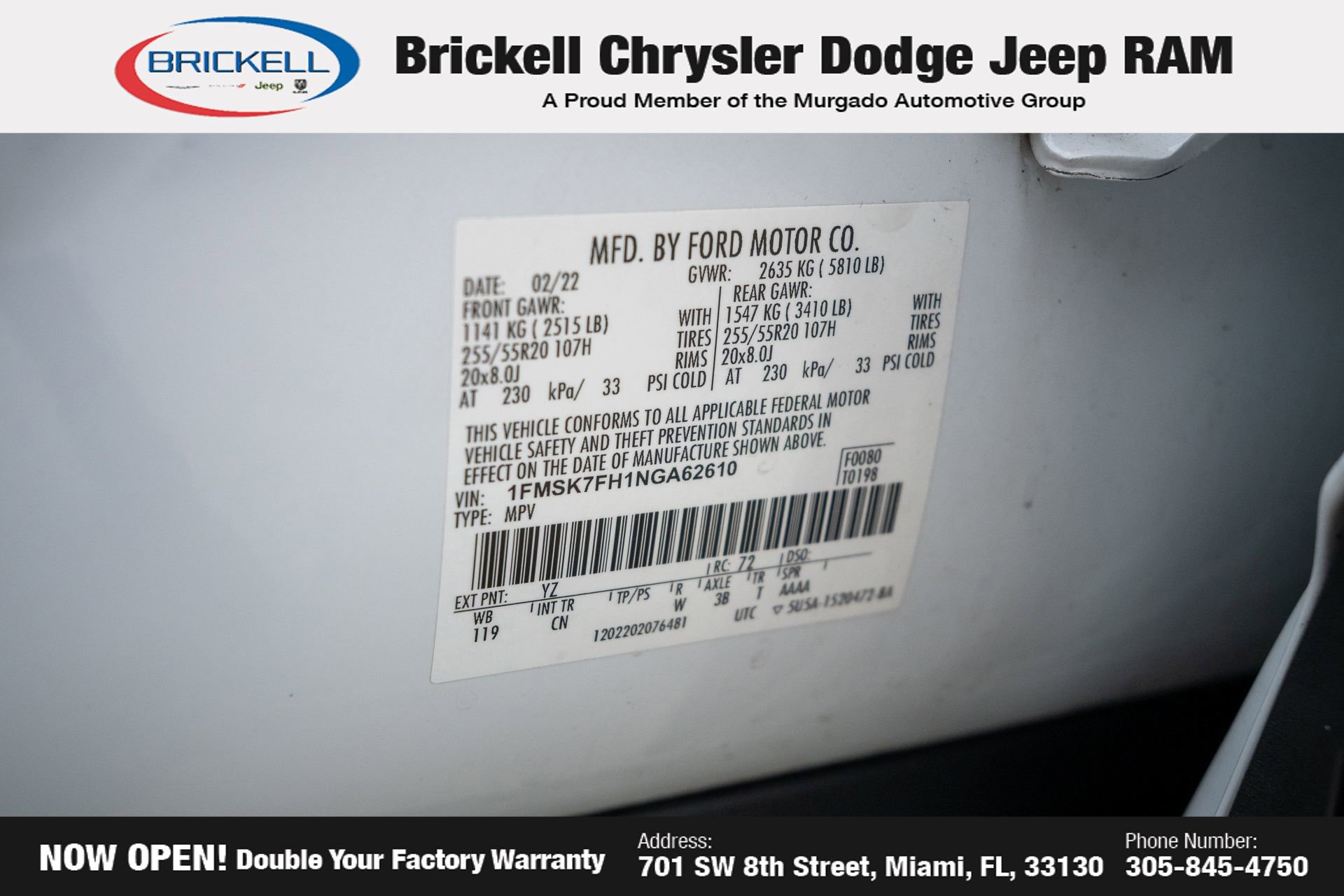 Used 2022 Ford Explorer Limited w/ Equipment Group 301A image 34