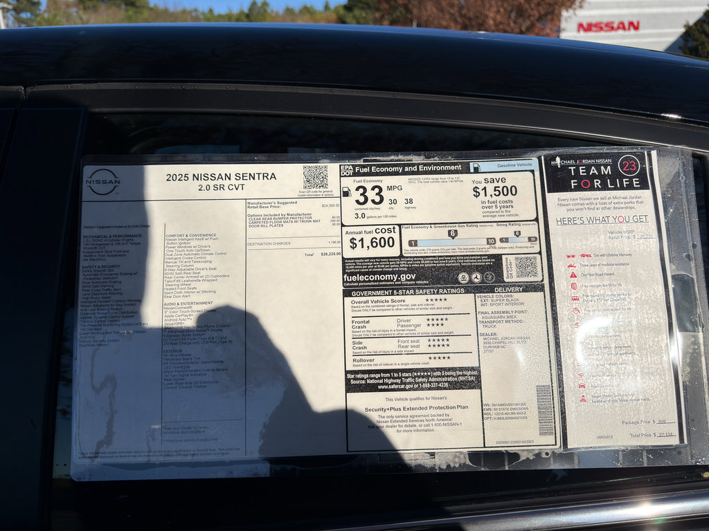 New 2025 Nissan Sentra SR image 12