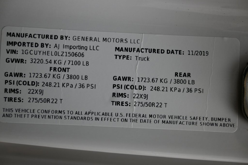 Used 2020 Chevrolet Silverado 1500 High Country AWD/4WD image 33
