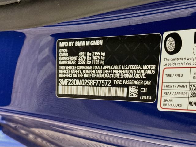 Used 2025 BMW M2 w/ Lighting Package RWD image 34